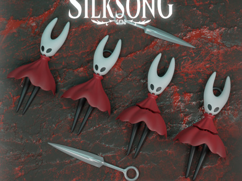 Hornet Flexi - Hollow Knight - Silksong 3D printmodel