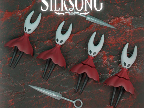 Hornet Flexi - Hollow Knight - Silksong 3D Принт Модель