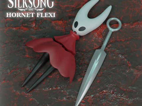 Hornet Flexi - Hollow Knight - Silksong 3D Print Model
