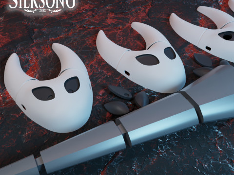 Hornet Masks and Sword Pack - Hollow Knight Silksong 3D 프린트 모델