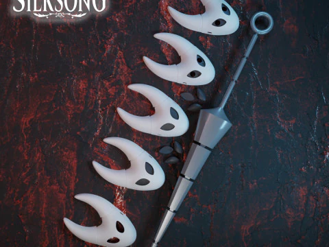 Hornet Masks and Sword Pack - Hollow Knight Silksong 3D Print Model
