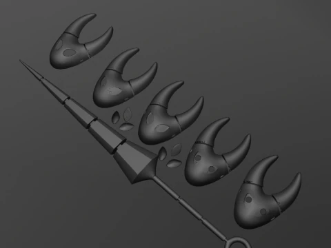 Hornet Masks and Sword Pack - Hollow Knight Silksong 3D Print Model