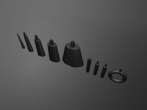 Hornet Masks and Sword Pack - Hollow Knight Silksong 3D Print Model