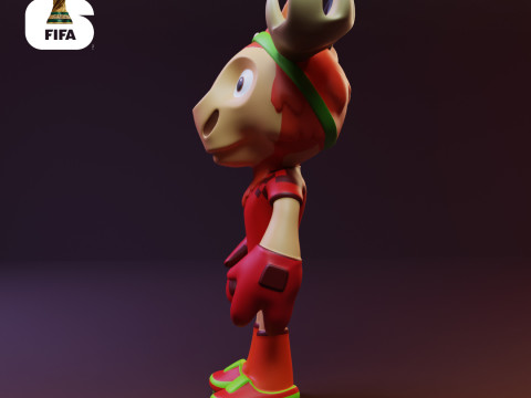 Maple - 2026 World Cup Mascot - Keychain 3D Принт Модель