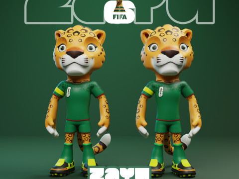 Zayu - 2026 World Cup Mascot - Keychain - Mexico Modelo de impresión 3D