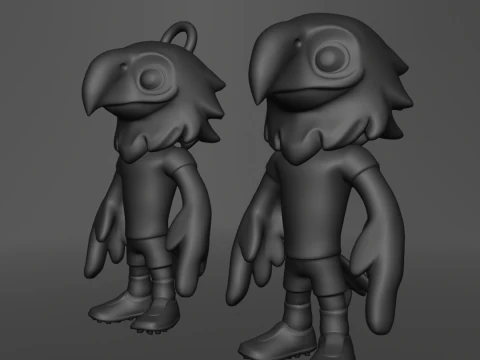 Clutch - 2026 World Cup Mascots - Keychain - USA 3D Print Model