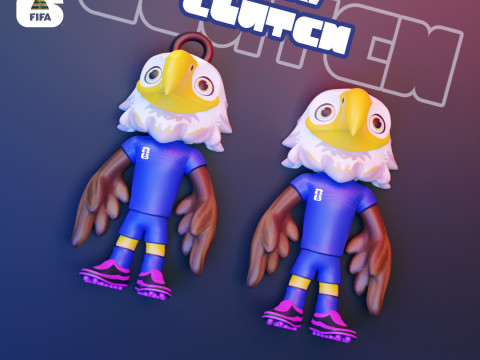 Flexi Clutch - 2026 World Cup Mascots - USA Modelo de Impressão 3D