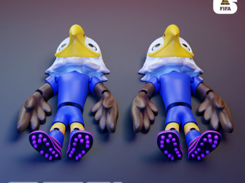 Flexi Clutch - 2026 World Cup Mascots - USA Modelo de Impressão 3D