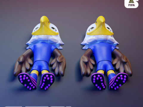 Flexi Clutch - 2026 World Cup Mascots - USA Modelo de Impressão 3D
