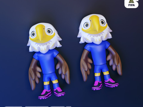 Flexi Clutch - 2026 World Cup Mascots - USA Modelo de Impressão 3D