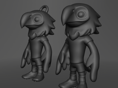 Pacchetto mascotte Coppa del Mondo 2026 - Acero - Frizione - Zayu Modello di stampa 3D