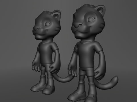 Pacchetto mascotte Coppa del Mondo 2026 - Acero - Frizione - Zayu Modello di stampa 3D