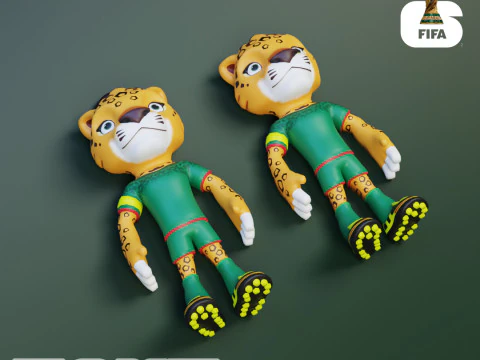 2026 World Cup Mascot Pack - Flexi - Clutch - Zayu - Maple 3D Print Model