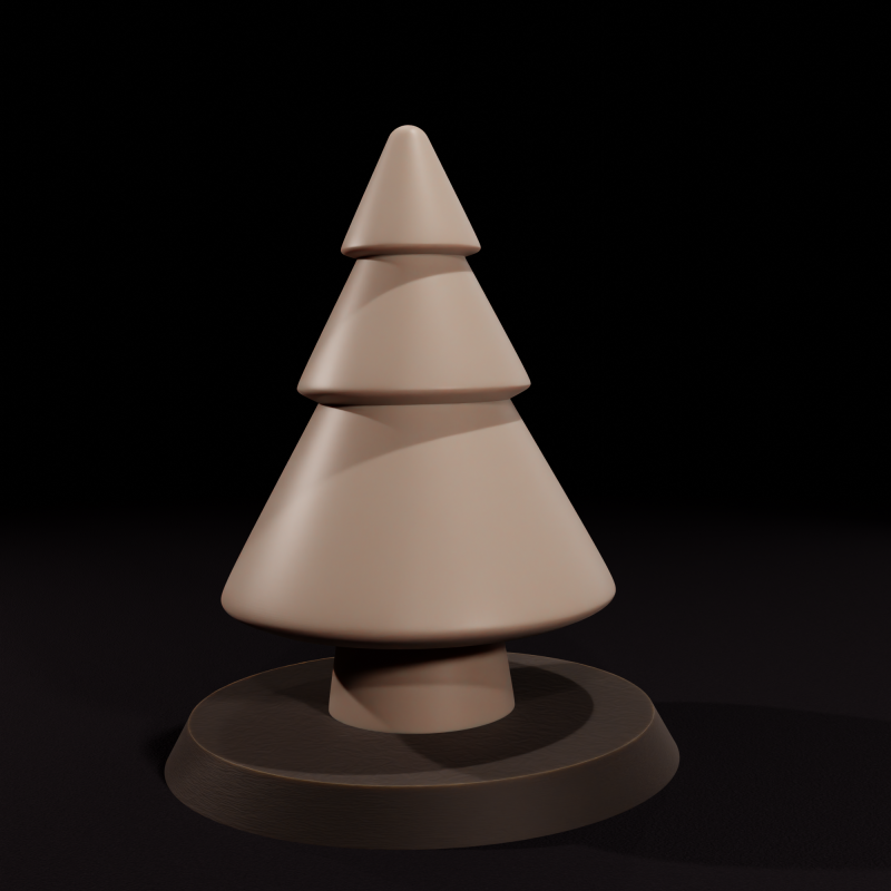 Tree christmast 3D 打印模型 .c4d .max .obj .3ds .fbx .stl .blend