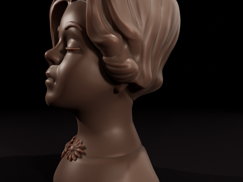 Molde de vela feminina Modelo de Impressão 3D