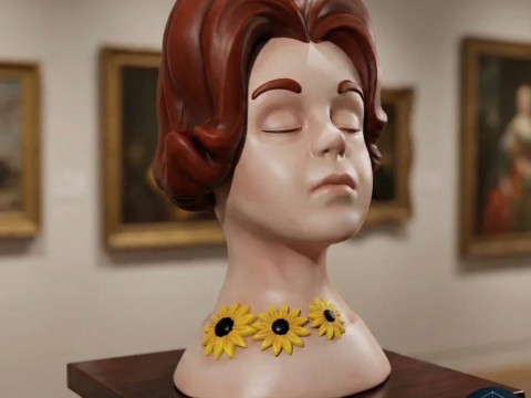 Жіноча форма для свічки 3D-друк 3D Принт Модель