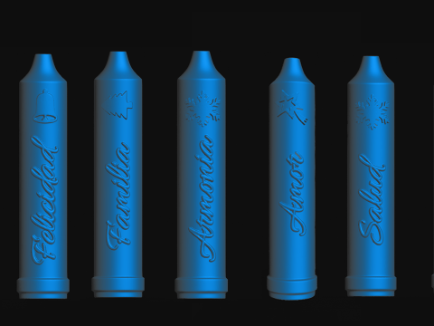 Candles for the day of the little Candles 3D Принт Модель
