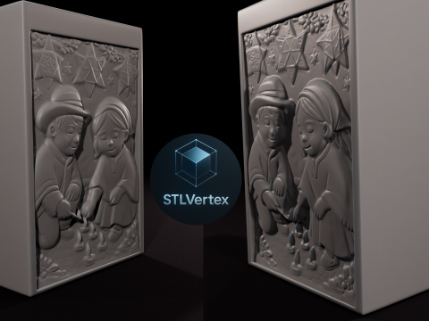 Christmas Candle Modèle 3D