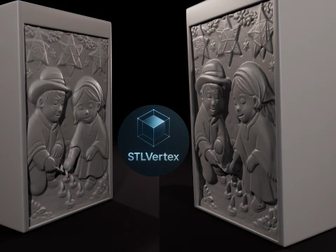 Christmas Candle 3D Model