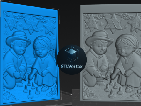 Christmas Candle Modèle 3D