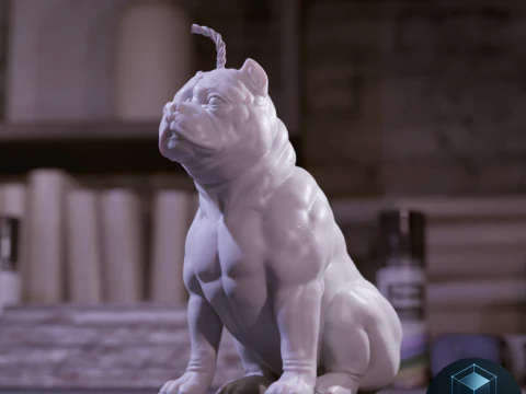 perro toro Modelo 3D