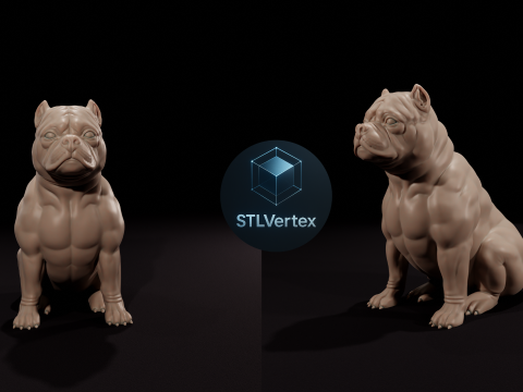 Bull Dog 3D Model