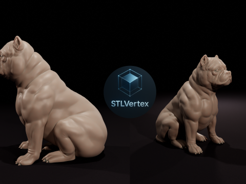 Bull Dog 3D Model
