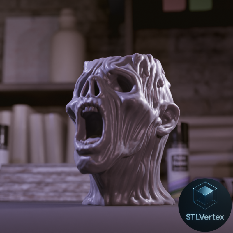 Head 3D Printable Model Model 3D .c4d .max .obj .3ds .fbx .stl .blend 