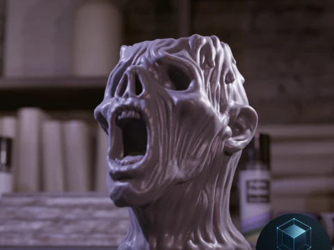 हेड 3डी प्रिंट करने योग्य मॉडल 3D मॉडल