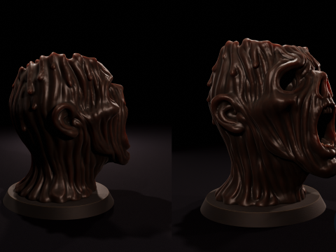 Head 3D Printable Model Model 3D