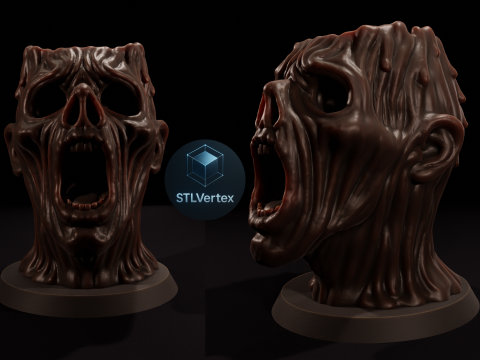 Head 3D Printable Model Model 3D