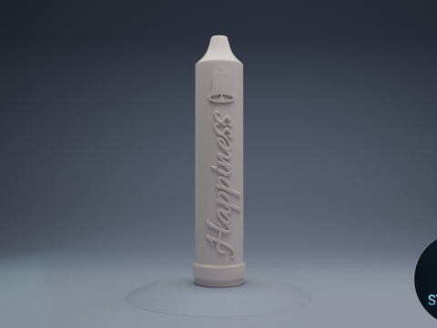 Candles for the day of the little Candles English 3D Модель