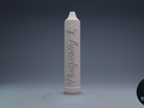 Candles for the day of the little Candles English 3D Модель