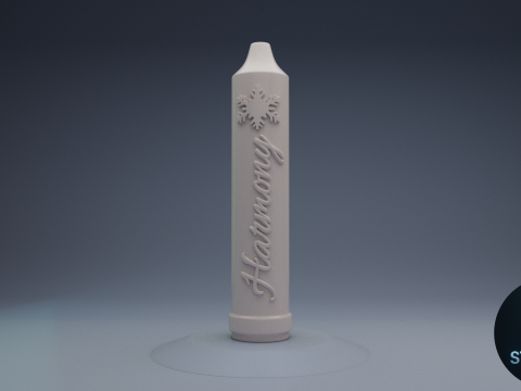 Candles for the day of the little Candles English 3D Модель