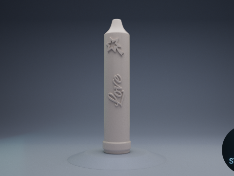 Candles for the day of the little Candles English 3D Модель