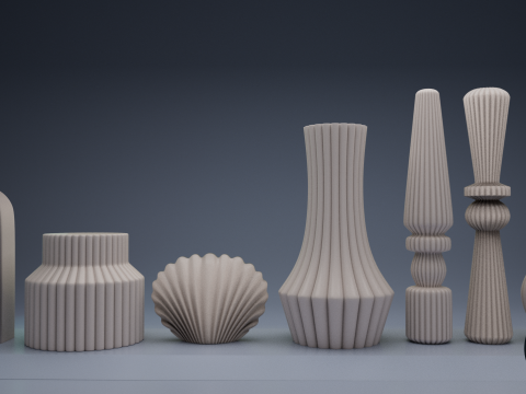 Traditional Candles 3D Модель