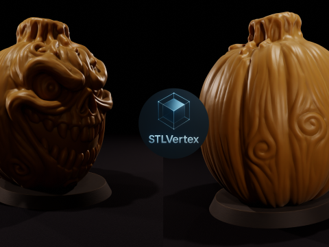 Pumpkin 3D Printable Model 3D 模型
