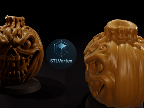 Pumpkin 3D Printable Model 3D 模型