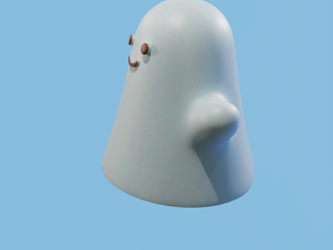 Chibi Ghost STL 3D printmodel