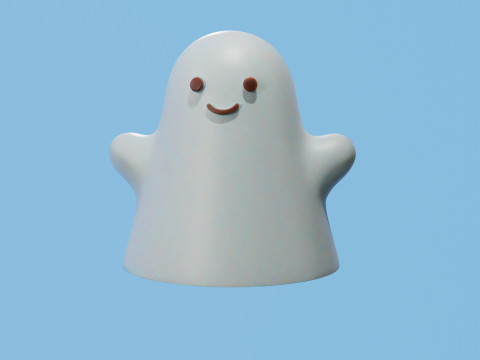 Chibi Ghost STL Modello di stampa 3D