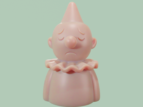 Payaso Chibi Clown Chibi STL 3D Druckmodell