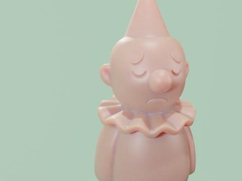Payaso Chibi Clown Chibi STL 3D Print Model
