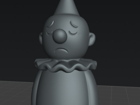 Payaso Chibi Clown Chibi STL 3D Print Model