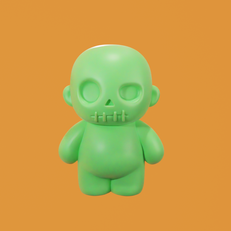 Zombi Chibi - Chibi Zombie STL 3D 模型 .c4d .max .obj .3ds .fbx .stl .blend 