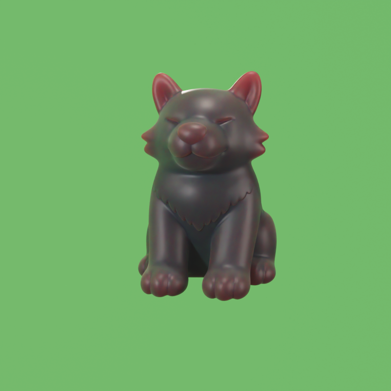 Hombre Lobo Chibi - Chibi Werewolf STL Modello 3D .c4d .max .obj .3ds .fbx .stl .blend