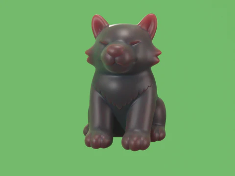 Chibi Werewolf 3D printing STL 3D Model