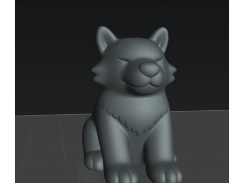 Chibi Werewolf 3D printing STL 3D Model