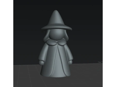 Chibi Witch 3D printing STL 3D Model