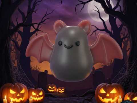 Chibi Bat 3D printing STL 3Dモデル