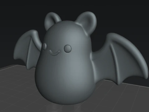 Chibi Bat 3D printing STL 3D Model